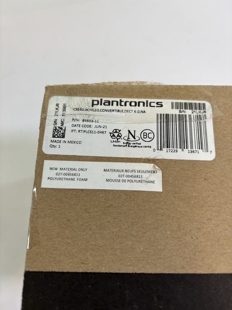 PlantronicsCS540 Convertible Wireless Headset - Black