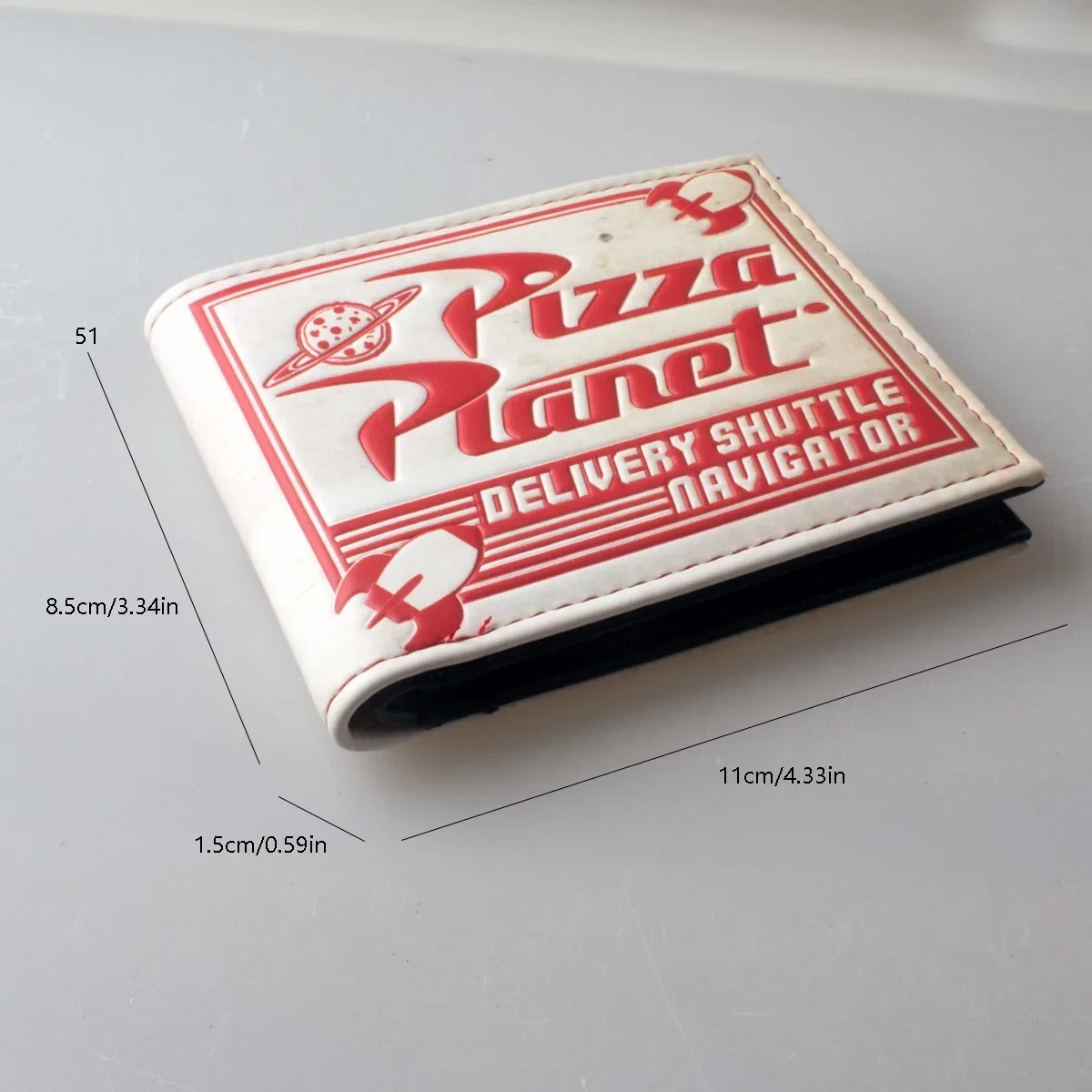 Disney Pixar Toy Story Pizza Planet BiFold Wallet Card Holder