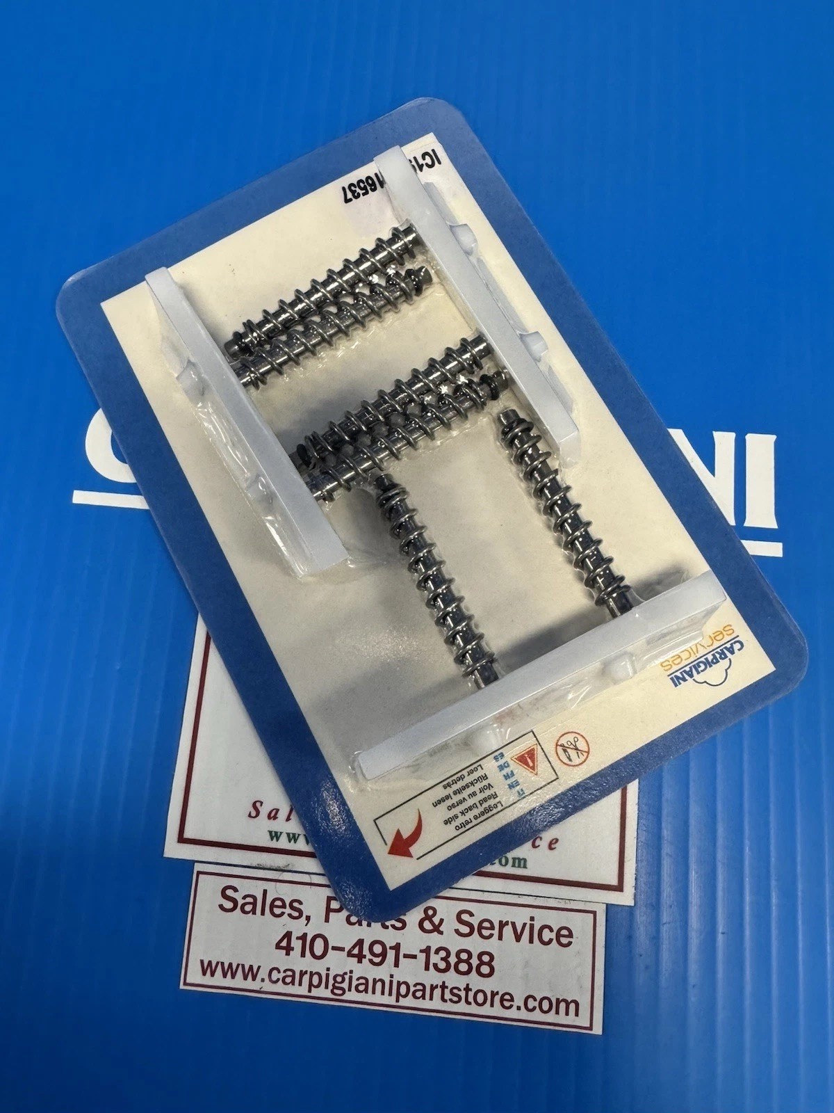 CARPIGIANI PART NUMBER:193-016537 KIT-3 SCRAPER SELF ADJUST