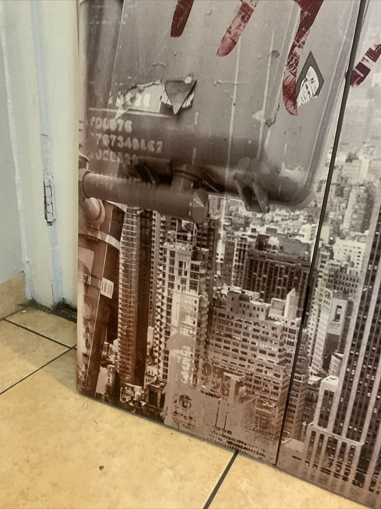 Large 4 Panel Canvas Madeley Monroe ￼Room Divider Screen