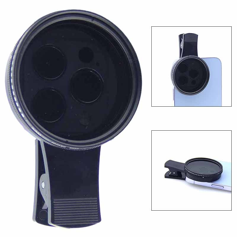 Portable 52mm Polarizing Filter Holder Designed for iPhone For Android Users