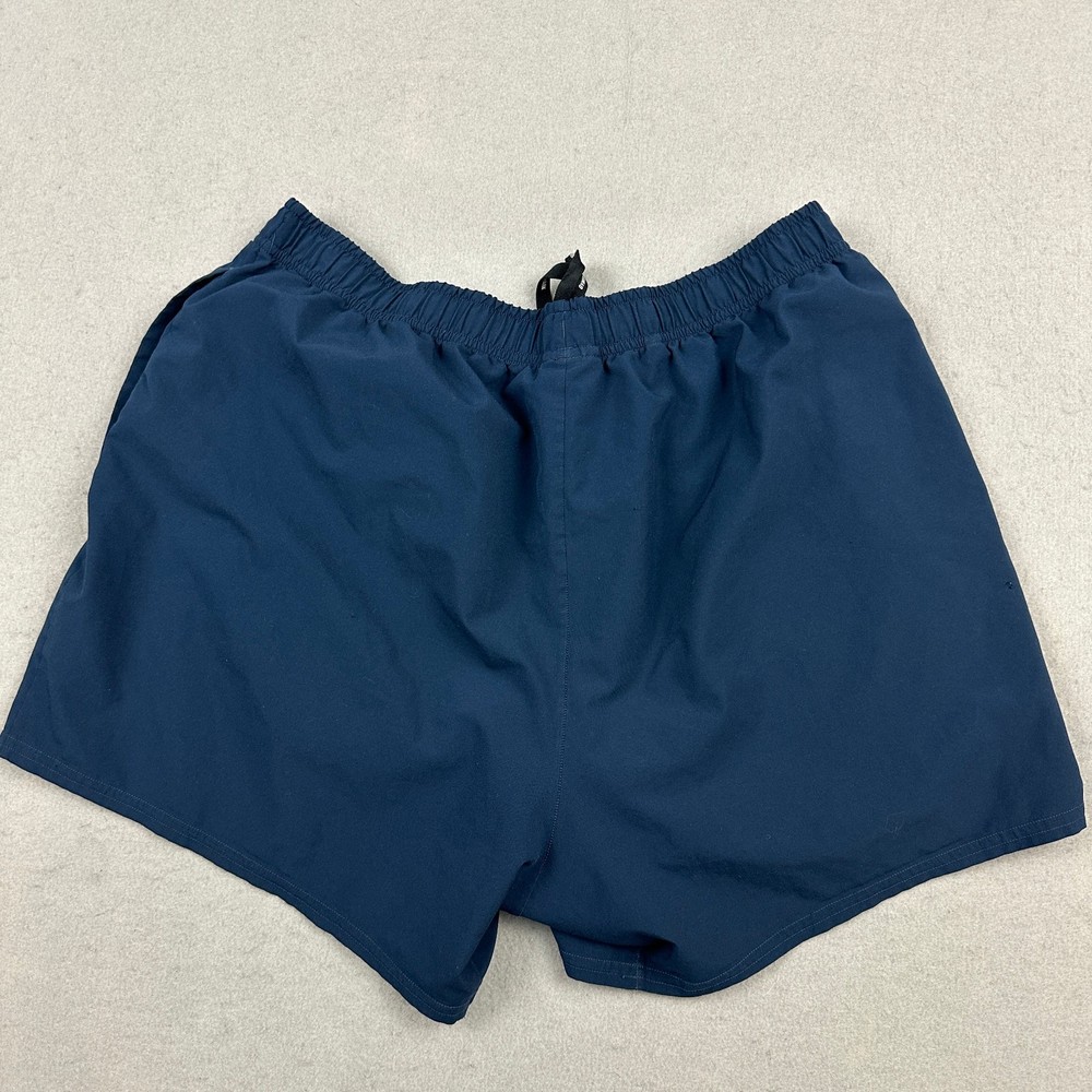 Gymshark Shorts Men Large Blue Solid Drawstring Gym Workout Running L *