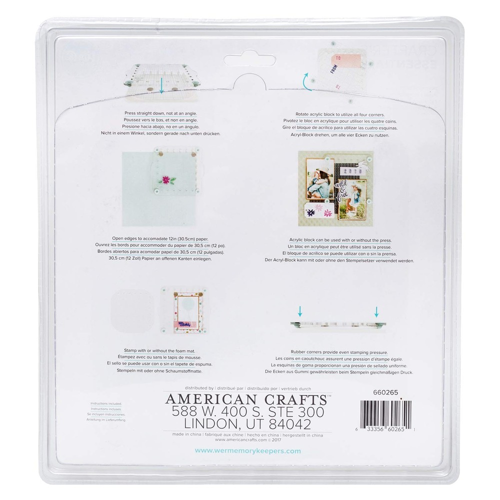 We R Memory Keepers Precision Press Advanced Multicolor Crafting Tool