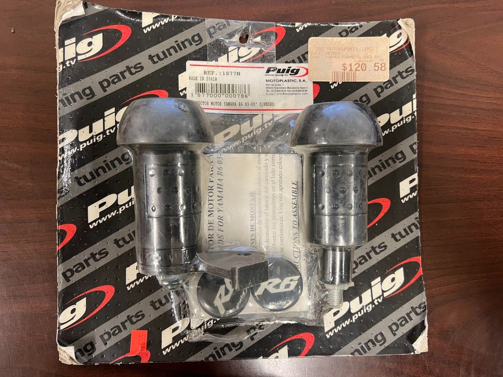 1877N VORTEX FRAME SLIDER FOR 03-05 YAMAHA R6