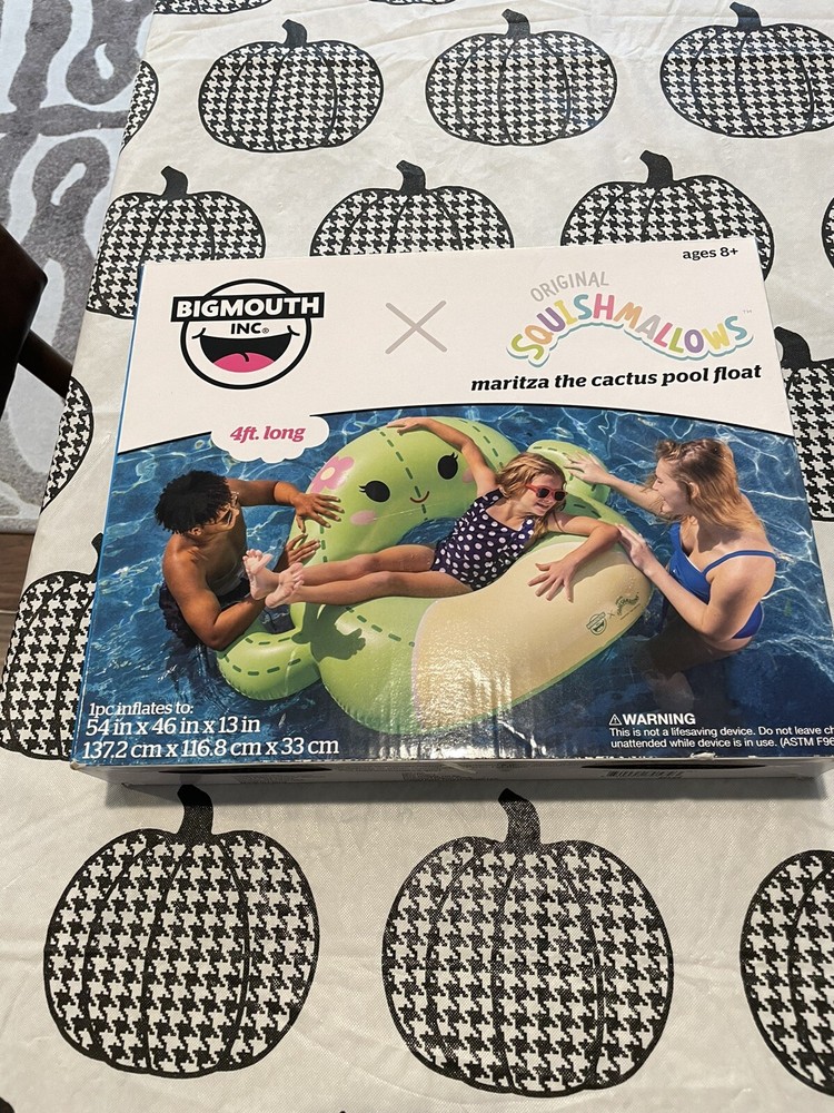 Squishmallow Big Mouth Maritza Cactus Pool Float