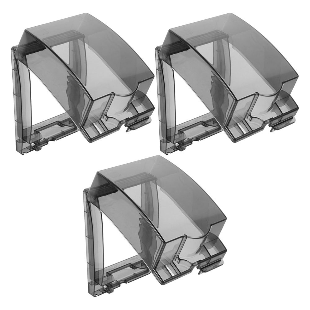 3 Pcs Waterproof Switch Protector outside Electrical Outlet Cover Adhesive