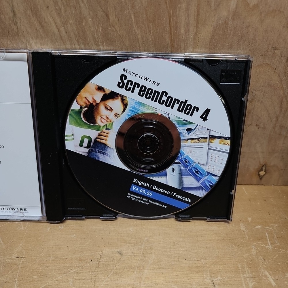 Matchware ScreenCorder 4 Desktop Recordings Web Multimedia - Preowned With Code