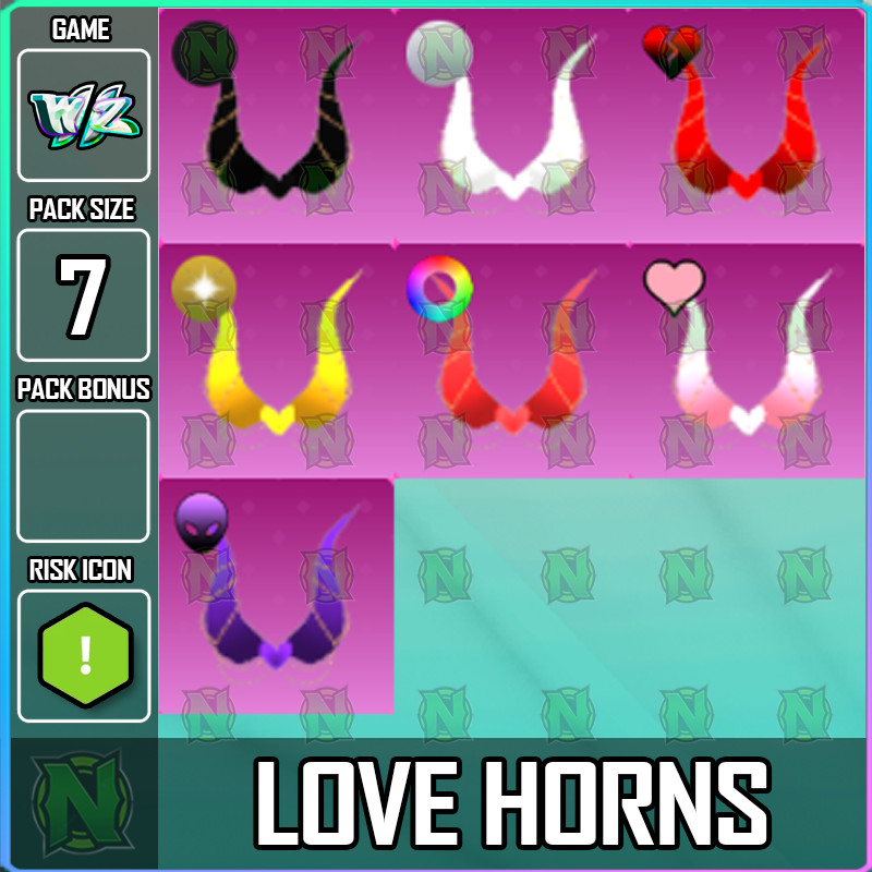 World Zero WZ - 7 PACK -LOVE HORNS