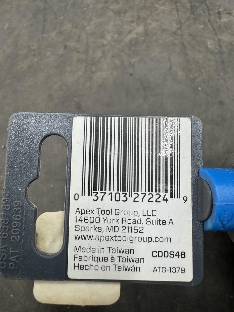 CRESCENT TOOLS Socket 18mm Deep CDDS48 6-Point 3/8" Drive Polished