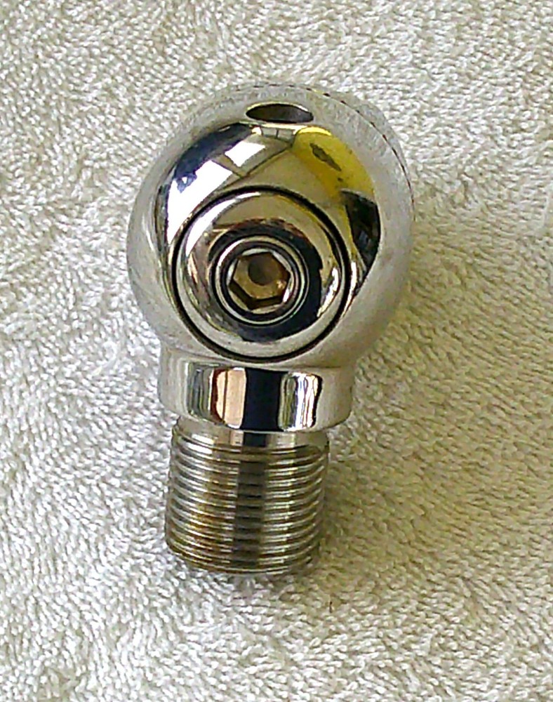 Dynamic Elements Ratchet Antenna Rail Mount, Stainless, New/Old stock