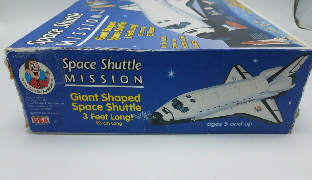 Frank Schaffer Space Shuttle Mission Puzzle 130 Pieces Complete