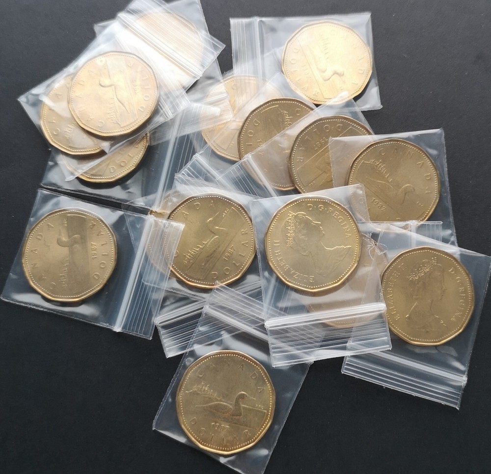 ***CANADA LOONIE 1987 *** FROM MINT ROLL *** NICE CONDITION ***