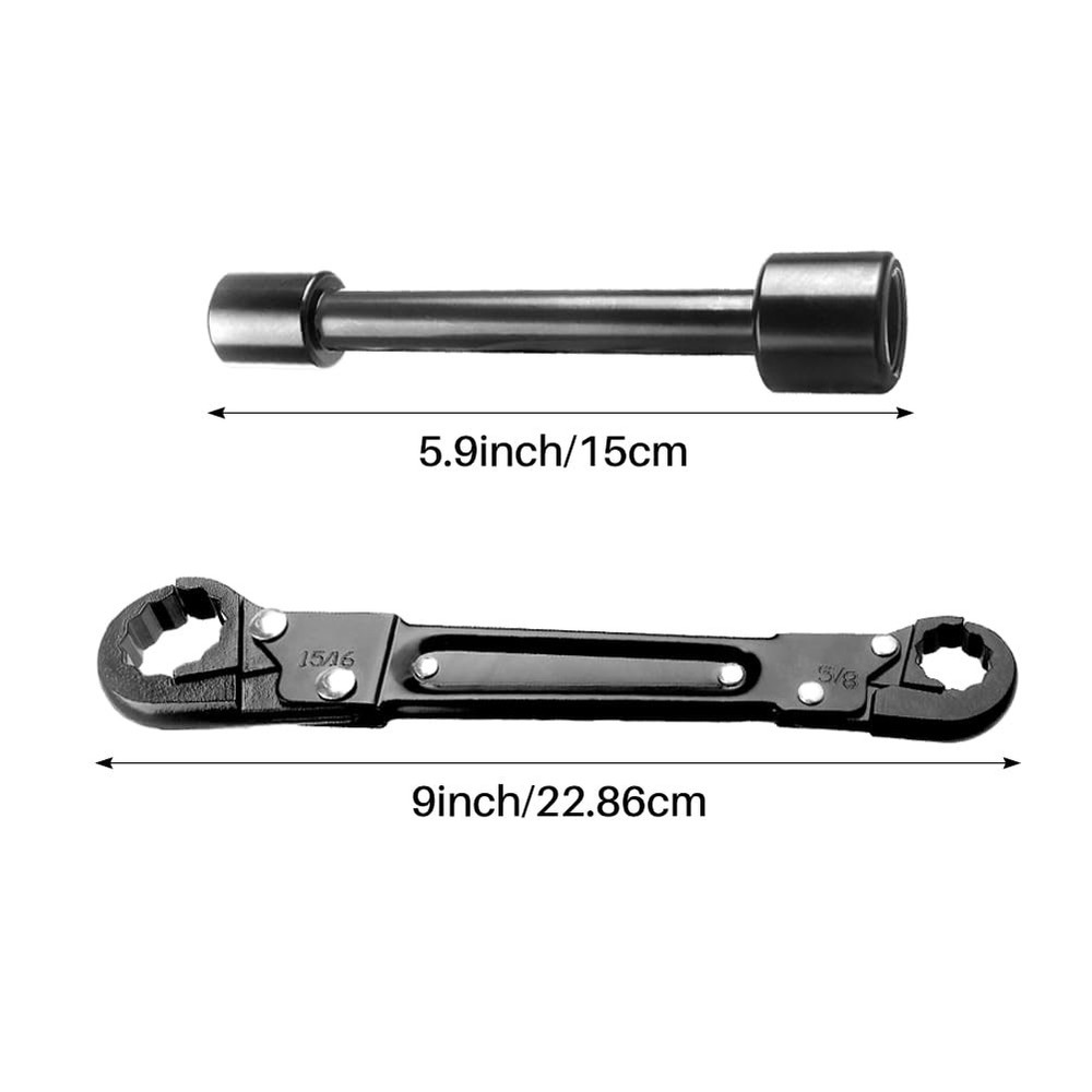 Angle Stop Wrench Kit, Professional Plumbing Tool for Installing & Removing C...