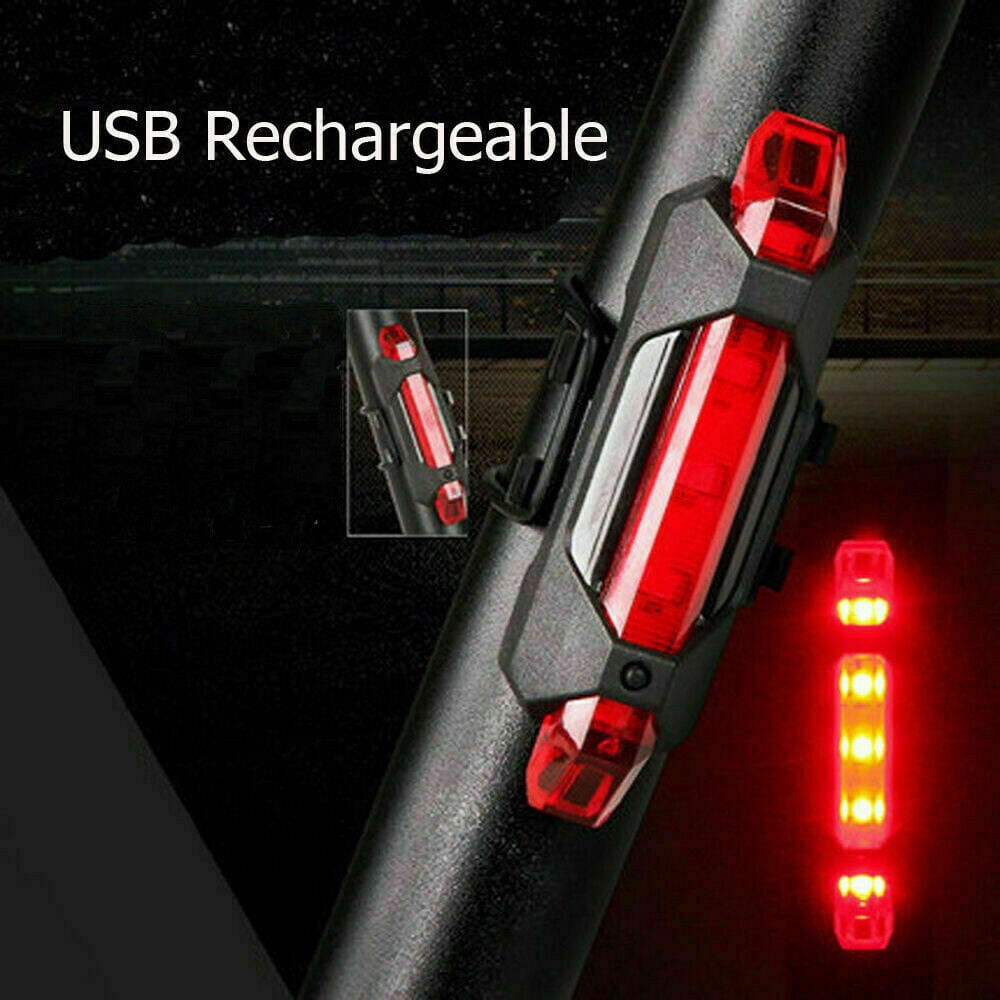 20000LM Rechargeable LED Mountain Bike Lights Bicycle Torch Front &Rear Lamp Set