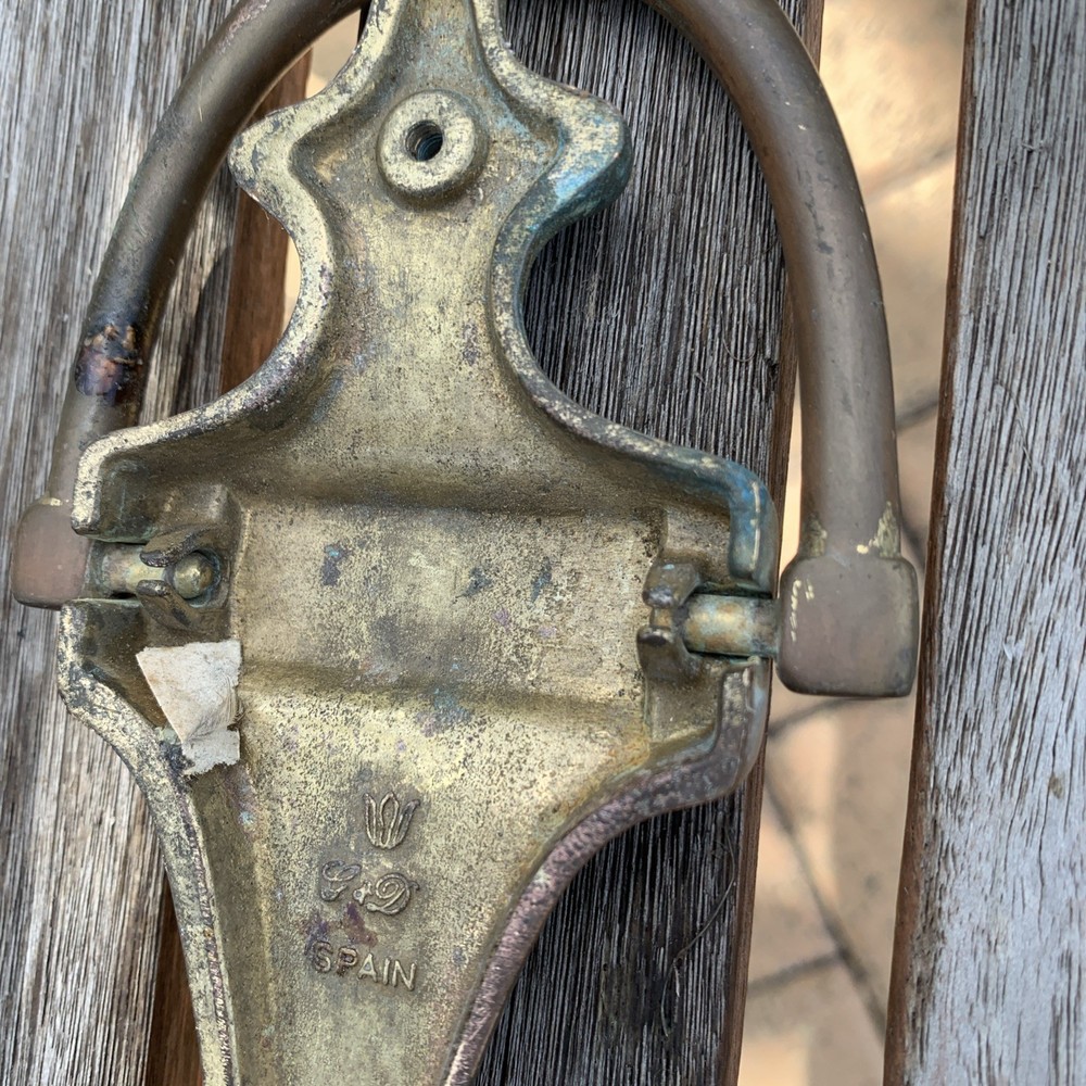 G and D Solid Brass Door Knocker Made In Spain