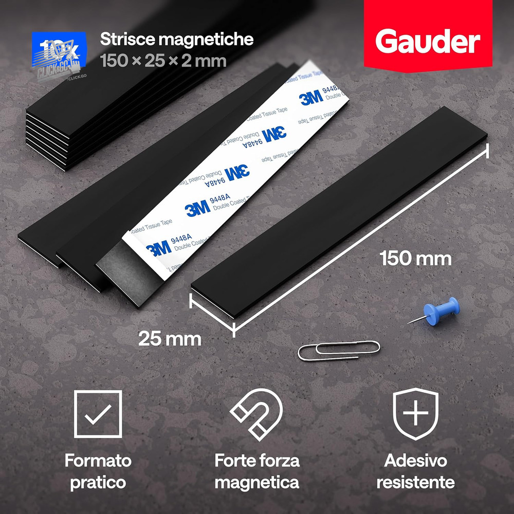 Self Adhesive Magnetic Strips - Powerful Adhesive Magnetic Strips for Fixing