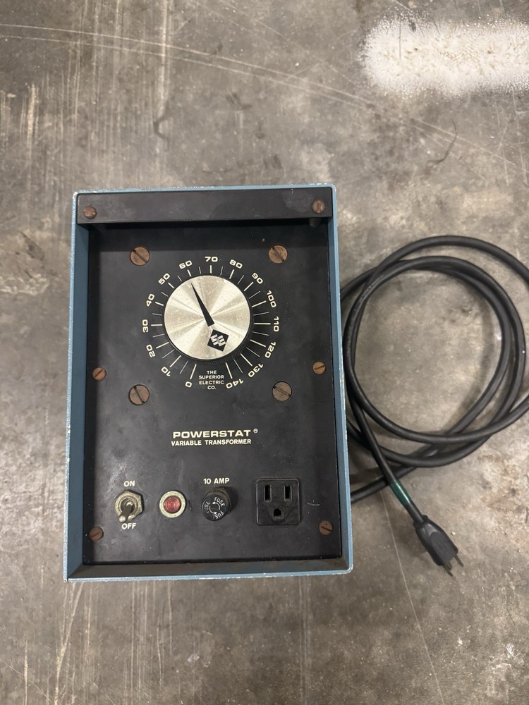 Powerstat Power Stat Variable Autotransformer 120 Vac Input / 0-140 Vac 10A