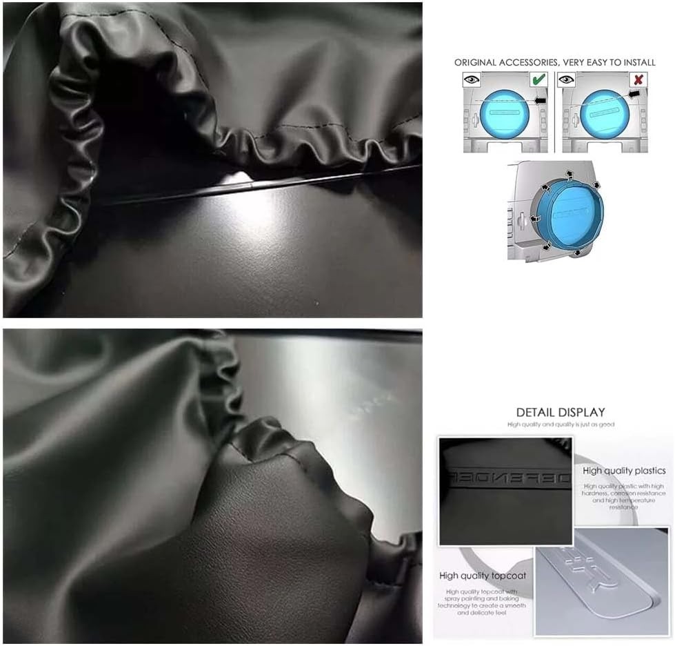 U.S. STOCK Fuji White Spare Tire Cover Fits Land Rover Defender 2020-2025 2026