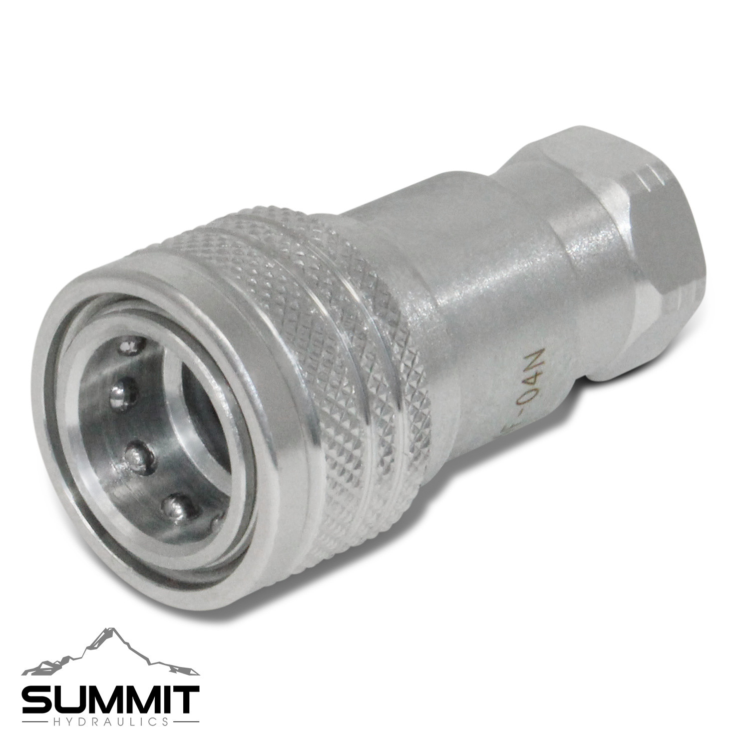 1/4” NPT ISO 5675 Ag Hydraulic Quick Connect Pioneer Style Coupler Set