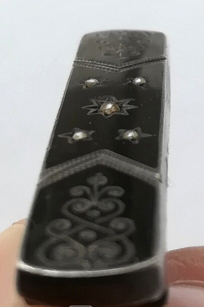 Tsarist Russia, enamel brooch 84 samples