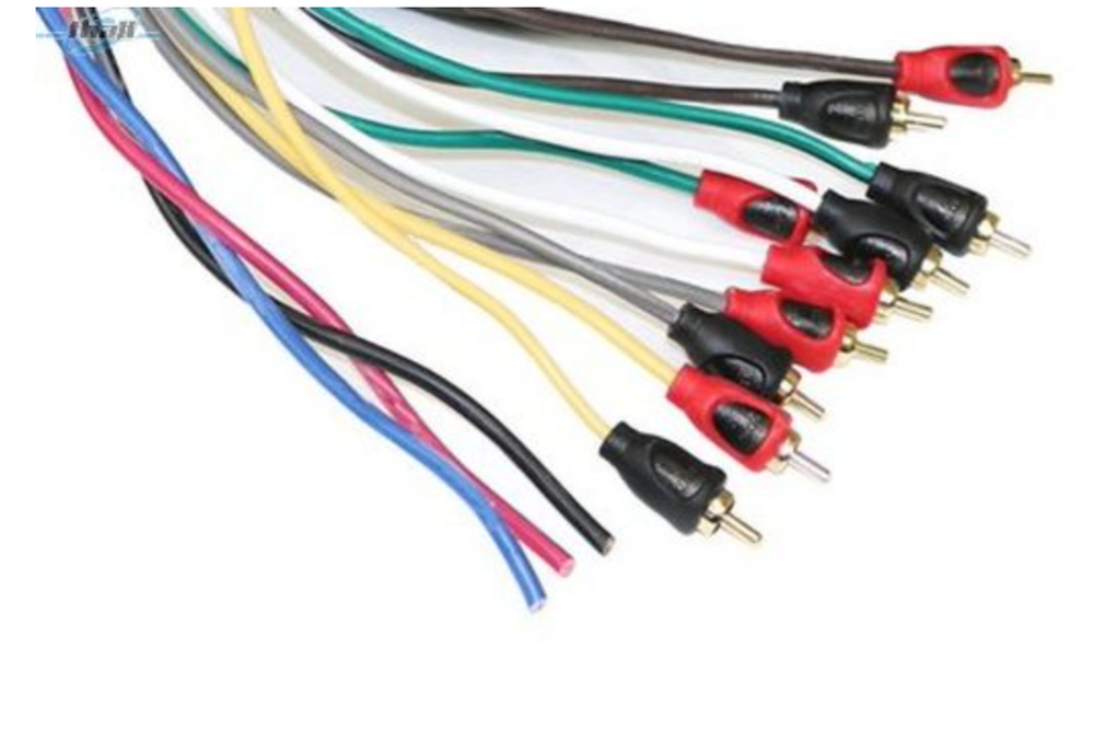 DEEJAY LED MEDUSA 52FT COPPER 10 RCA SHIELDED CABLES PLUS THREE POWER - AUDIO