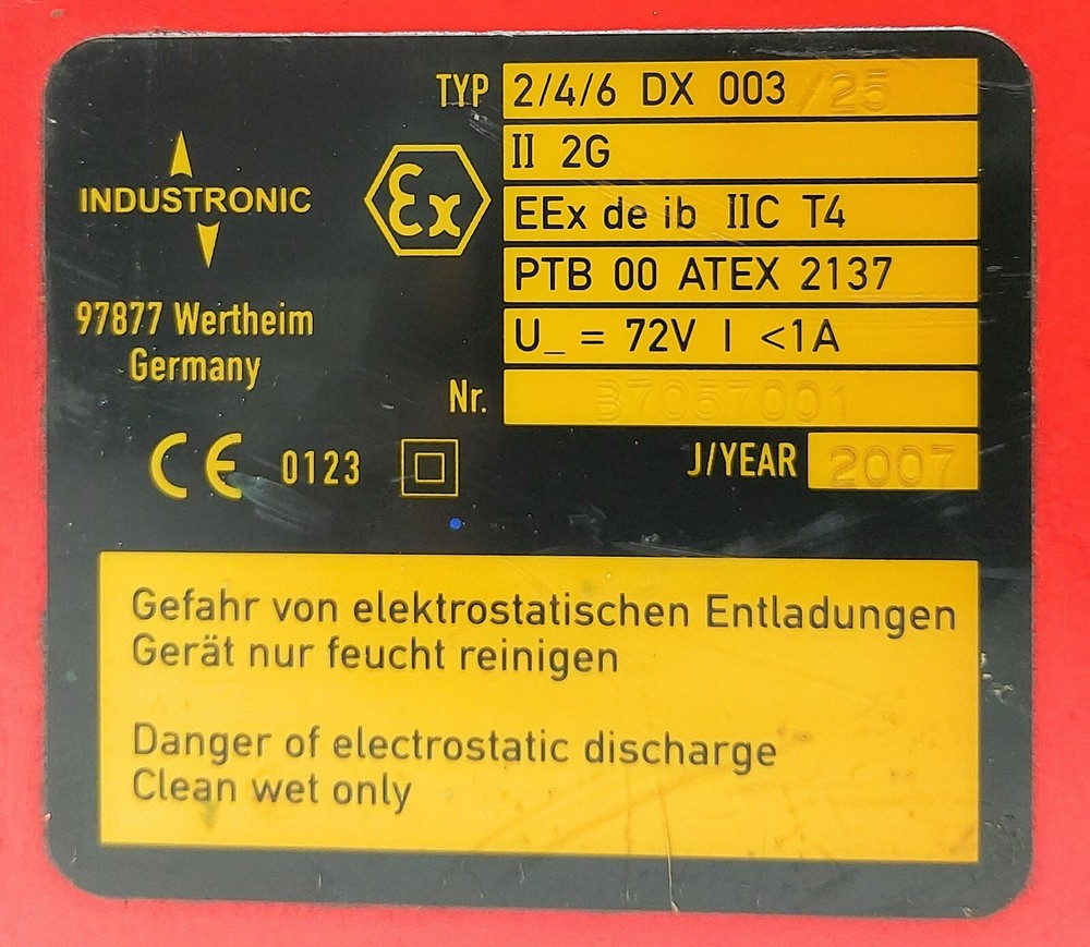 Industronic 2/4/6 DX 003 - ATEX Explosion-Proof Intercom Station