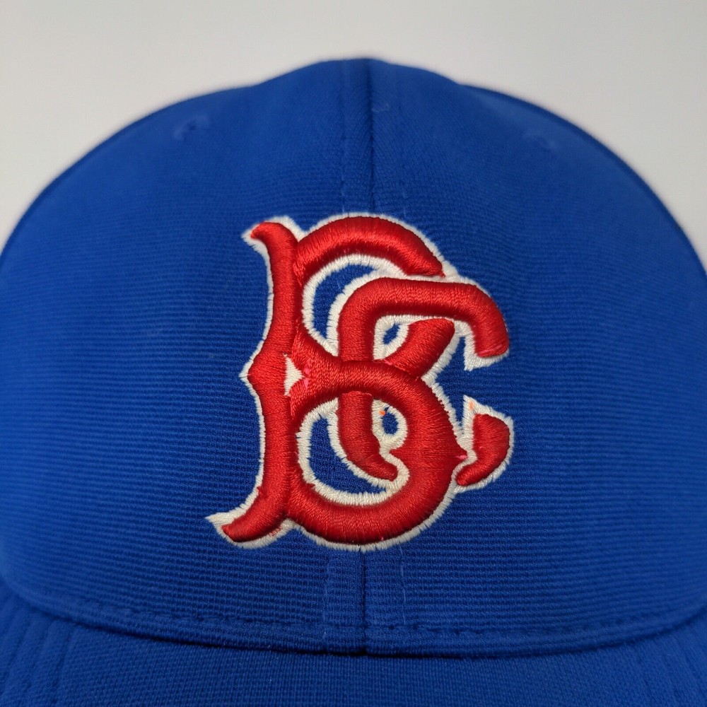 Brooklyn Cyclones Fitted Hat Blue Red Pacific Embroidered Baseball Cap