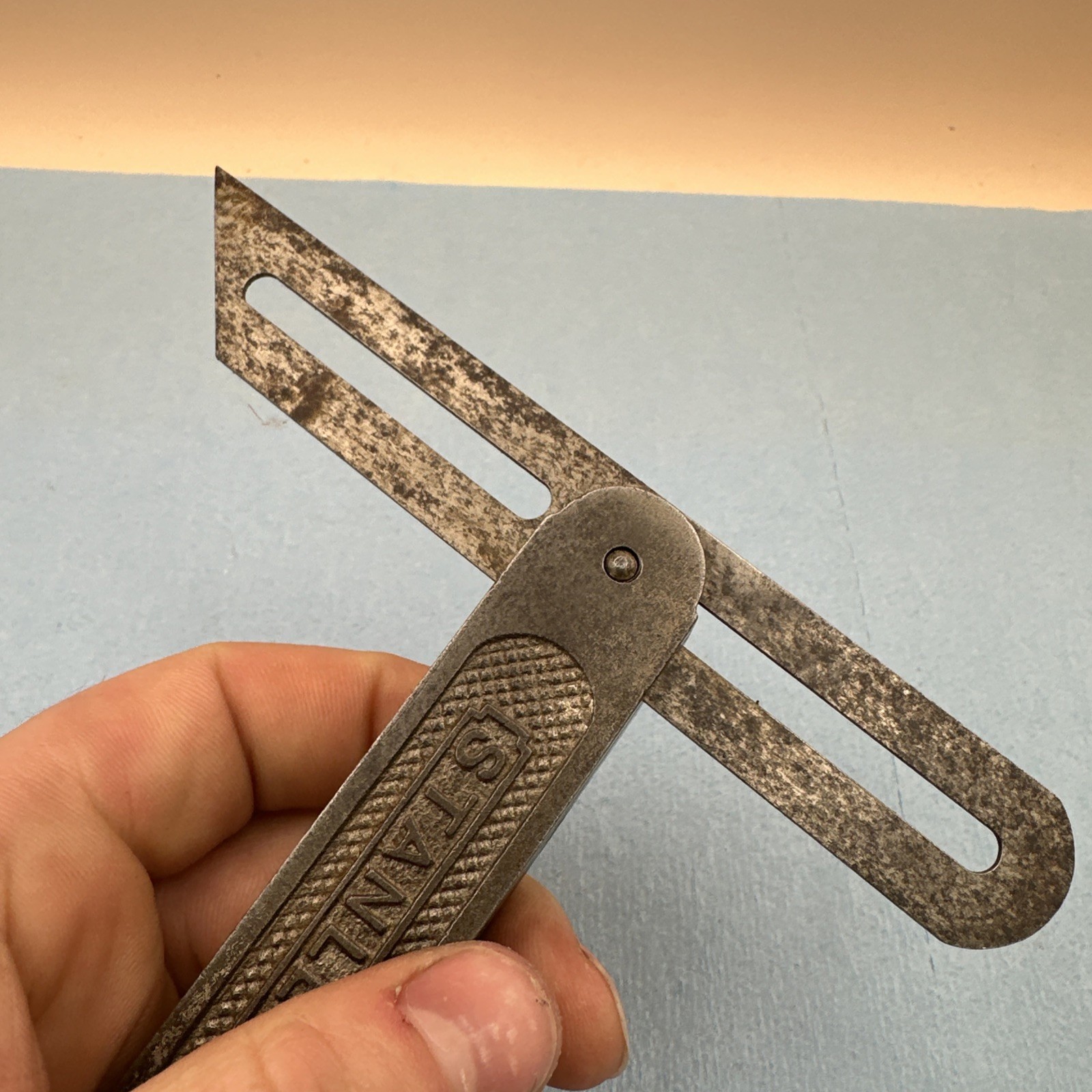 Vintage Stanley Sliding T Bevel Gauge Patent 7-14-08 *parts Or Repair