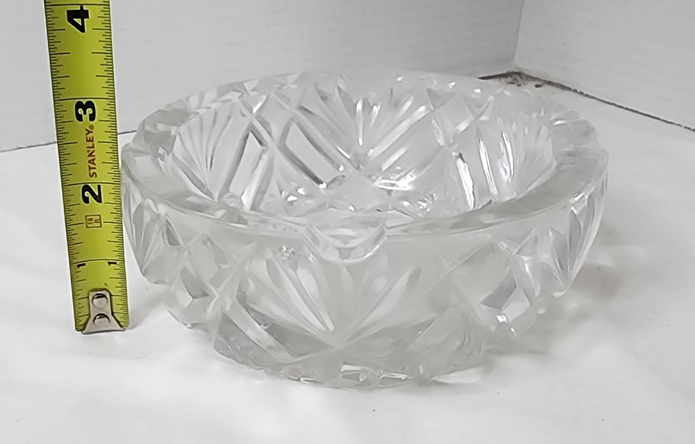 Handcut Crystal Ashtray