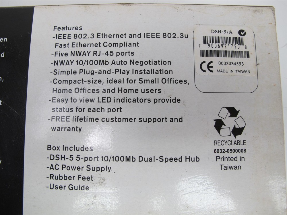 D-Link DSH (DSH-5) 4-Ports External Hub