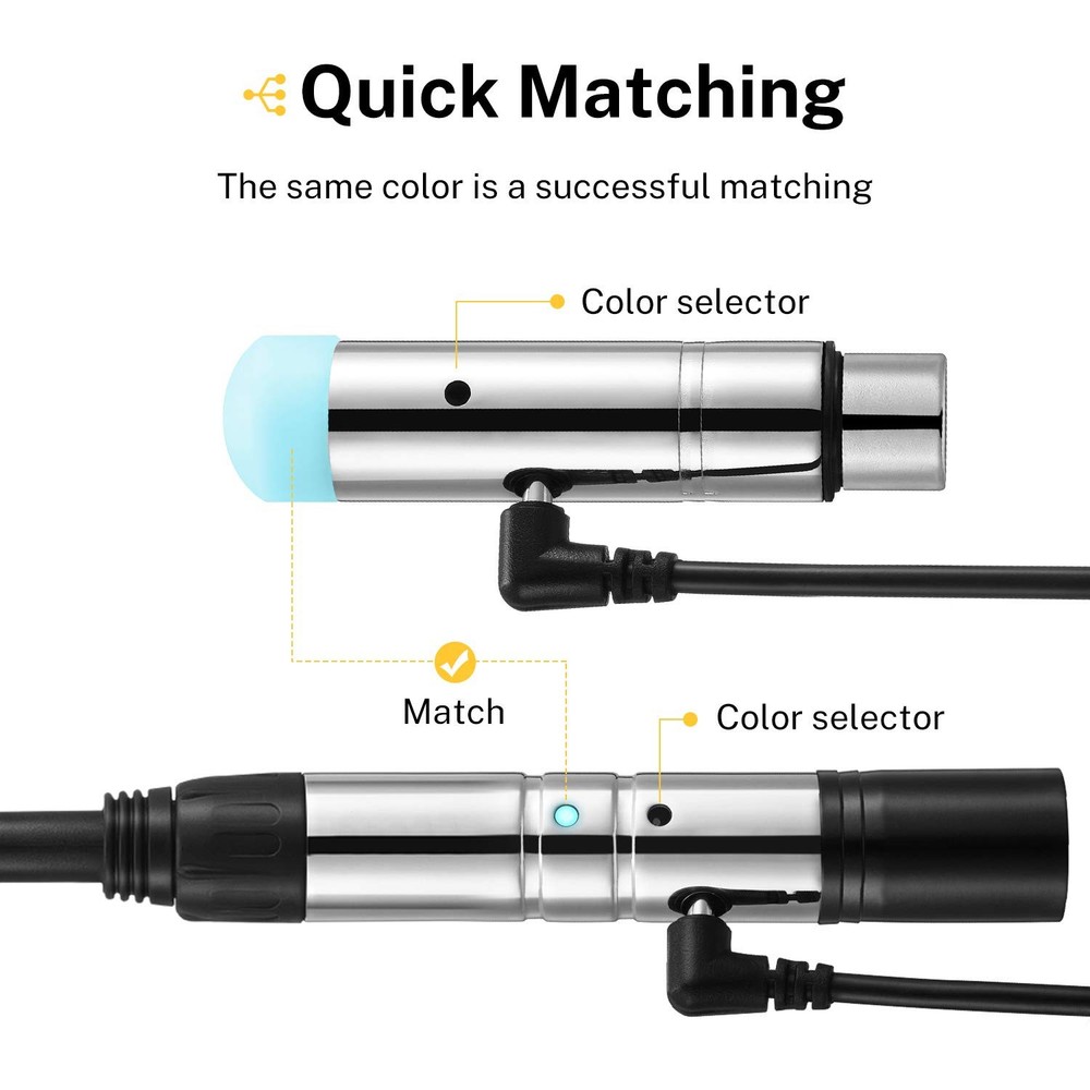 DJ Stage Lighting Controller - Wireless DMX512 System 7 Receivers 1 Transmitter