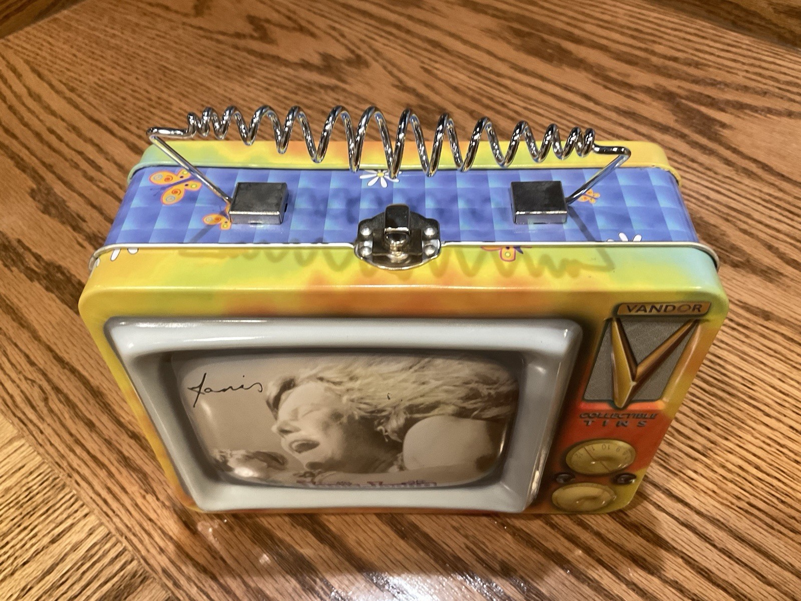 Vintage 2000 Janis Joplin Collectible by Vandor - Tin Lunch Box Or Tote #51069