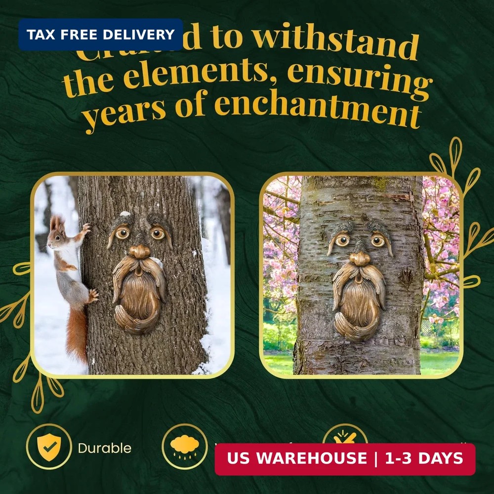 Tree Face, Tree Faces Outdoor, Tree Art, Tree Decorations Outdoor, Tree Faces, T
