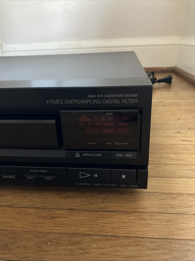 Sony CDP-C400 5- Disc CD Player Auto Loading System
