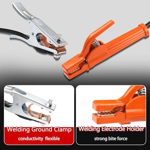 Welding Electrode Holder,Welding Ground Clamp, With cable 25mm ² 1.5+3M