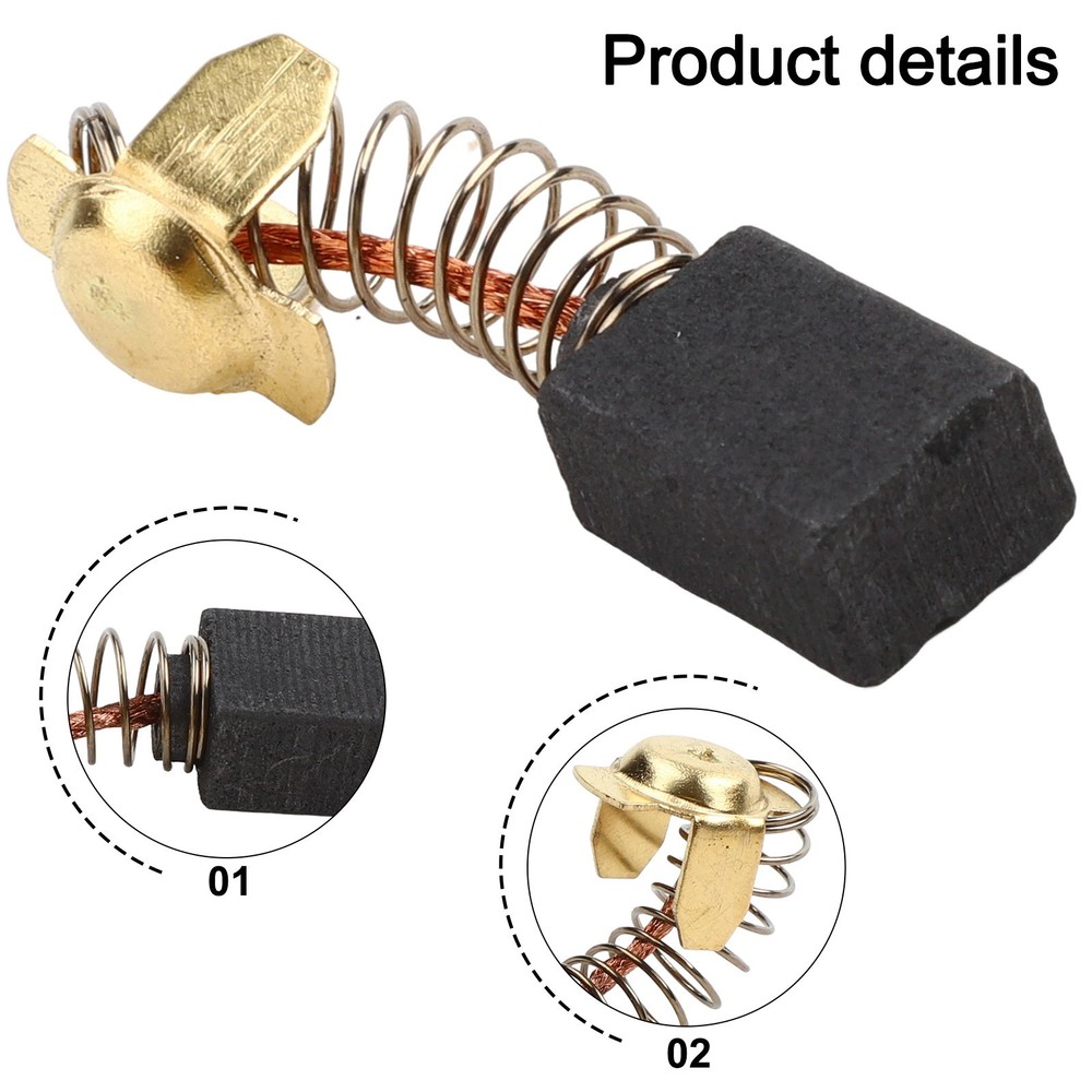 Reliable Performance Carbon Brushes for DWP849 For angle Grinder 4 Pack