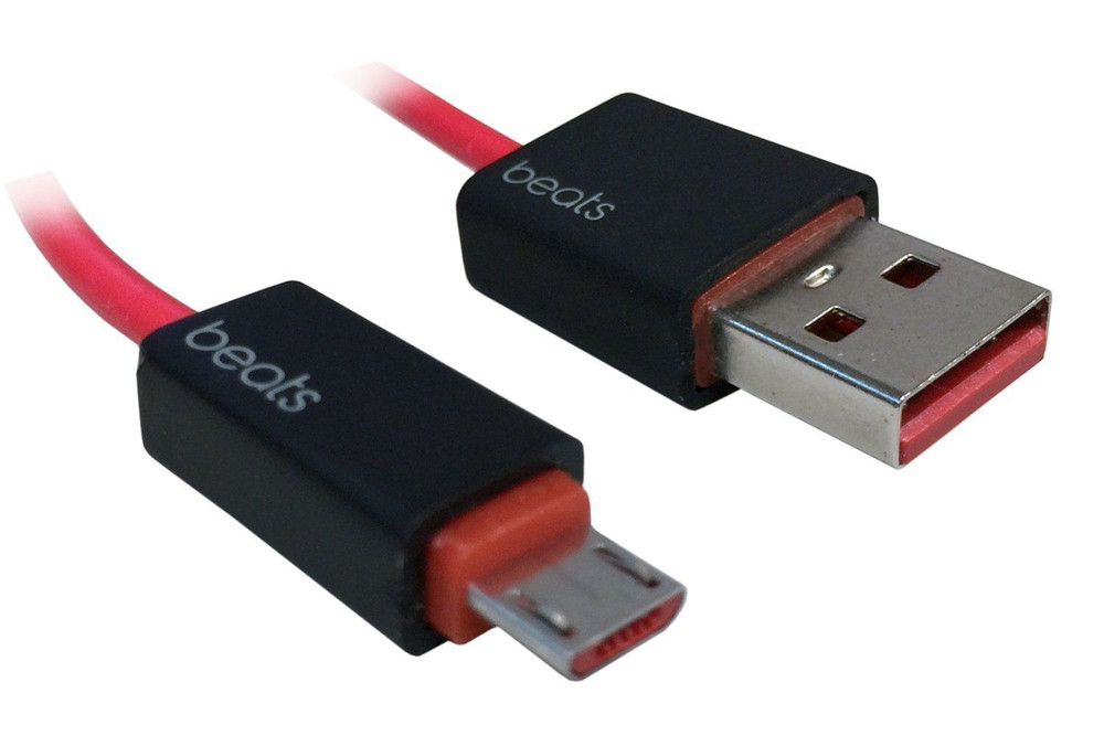 2 Replacement Cable Charger for Wireless Beats Dr Dre Studio, SOLO Wireless/Pill