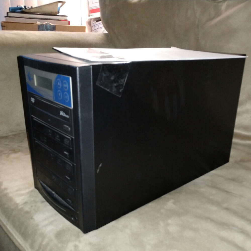 EZ-DUPE 1 to 3 DVD / CD AUTOMATIC DUPLICATOR - STAND ALONE NO COMPUTER NEEDED