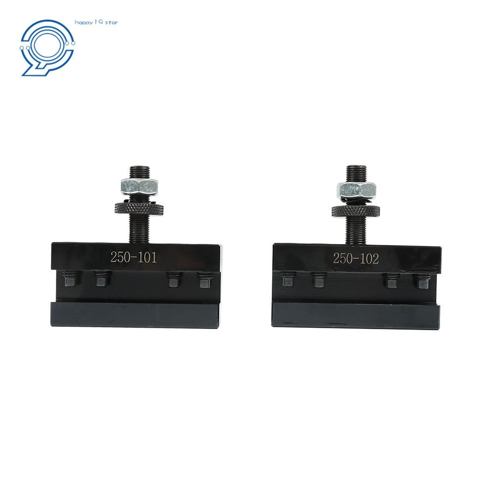 3Pcs AXA 250-100 Size Piston Type Quick Change Tool Post Set For Lathe 6-12"
