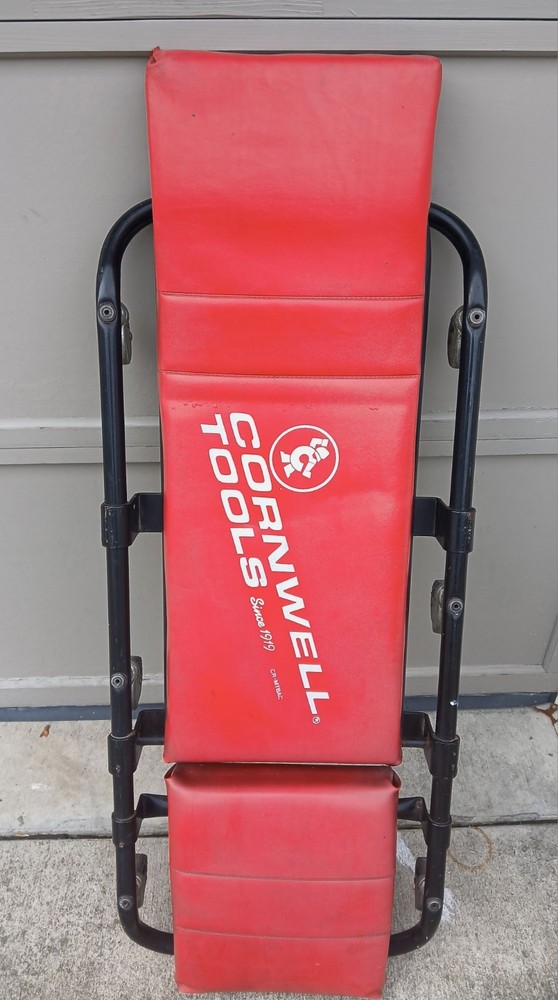 CORNWELL TOOLS Adjustable Mechanics Creeper Padded