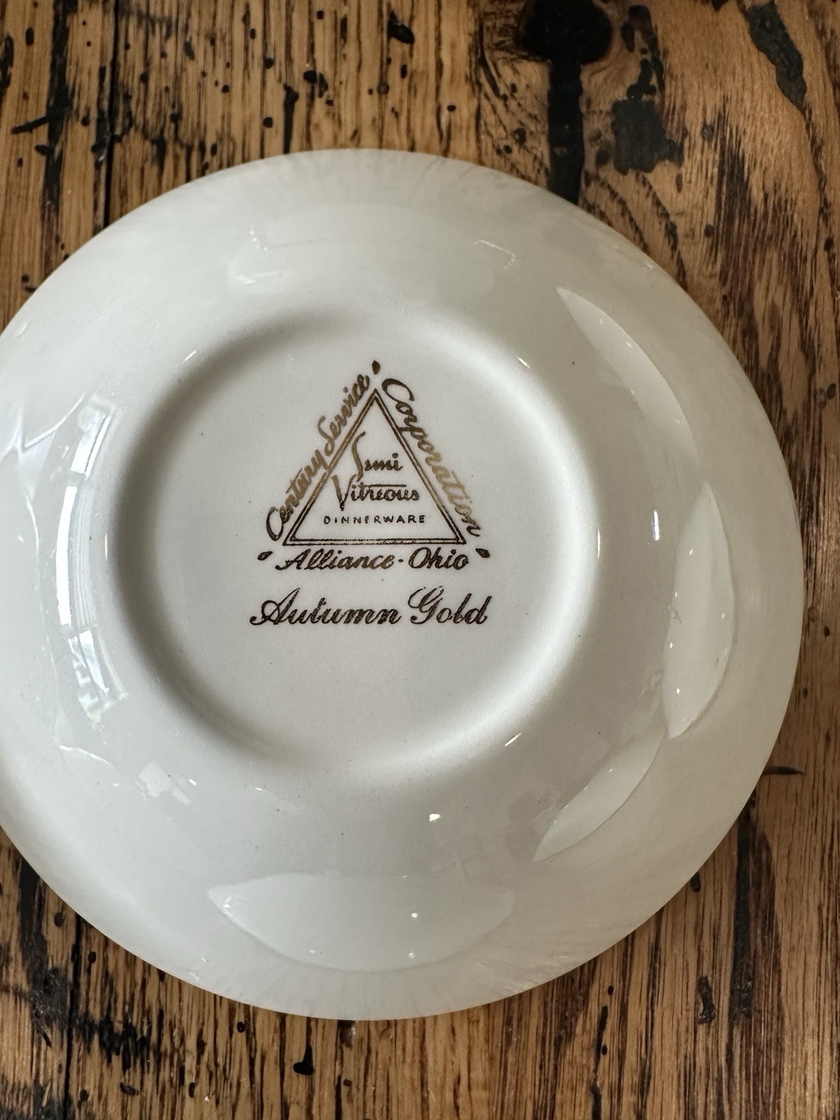 Set of 9 VTG Century Service Autumn Gold Wheat 5 3/8" Fruit Dessert Bowls