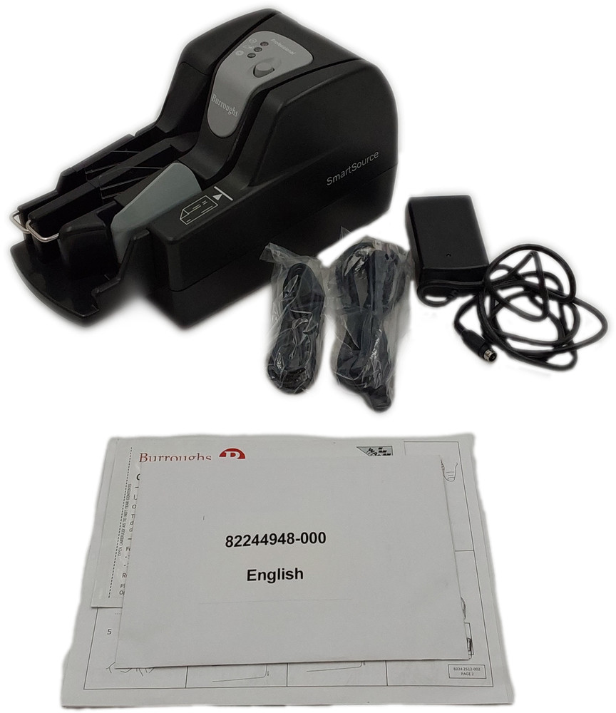 Burroughs SSP2120100-PKA SmartSource Digital Check Pass-Through Scanner