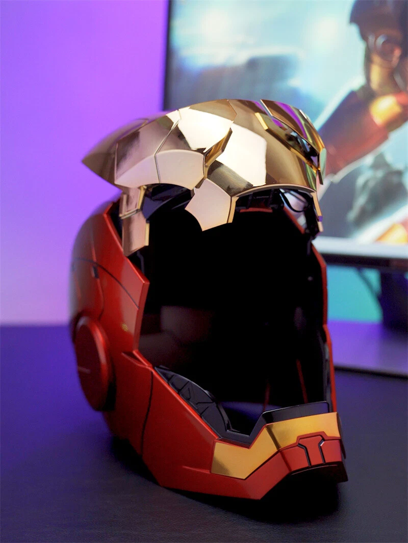 AUTOKING Iron Man MK5 1:1 Helmet Wearable Voice-control Mask Cosplay Golden Ver.
