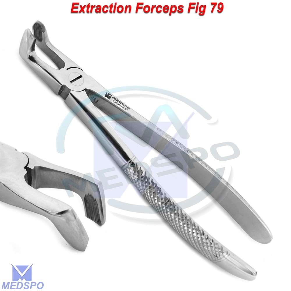 Dental Fig.79 Tooth Extraction Forceps For Lower Wisdom Teeth Extracting Tool CE