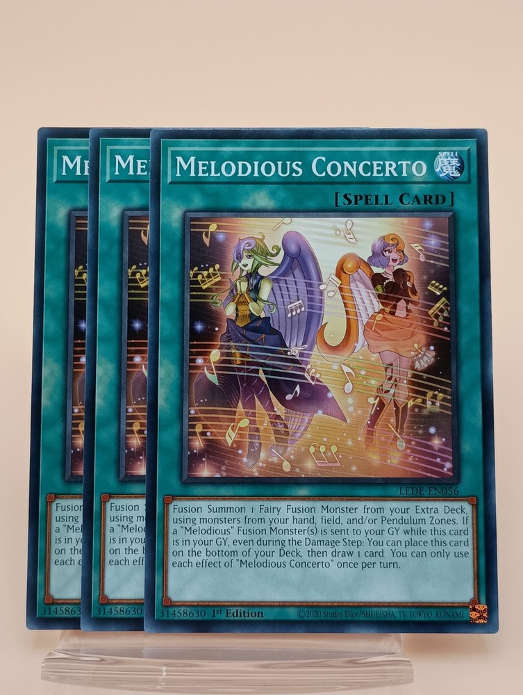 Yu-Gi-Oh! Melodious Deck Support 12 Card Lot