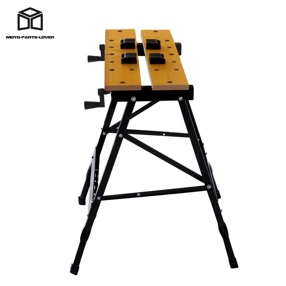 Multi-Purpose Workbench 220Lbs Foldable With Measuring Ruler & Protractor