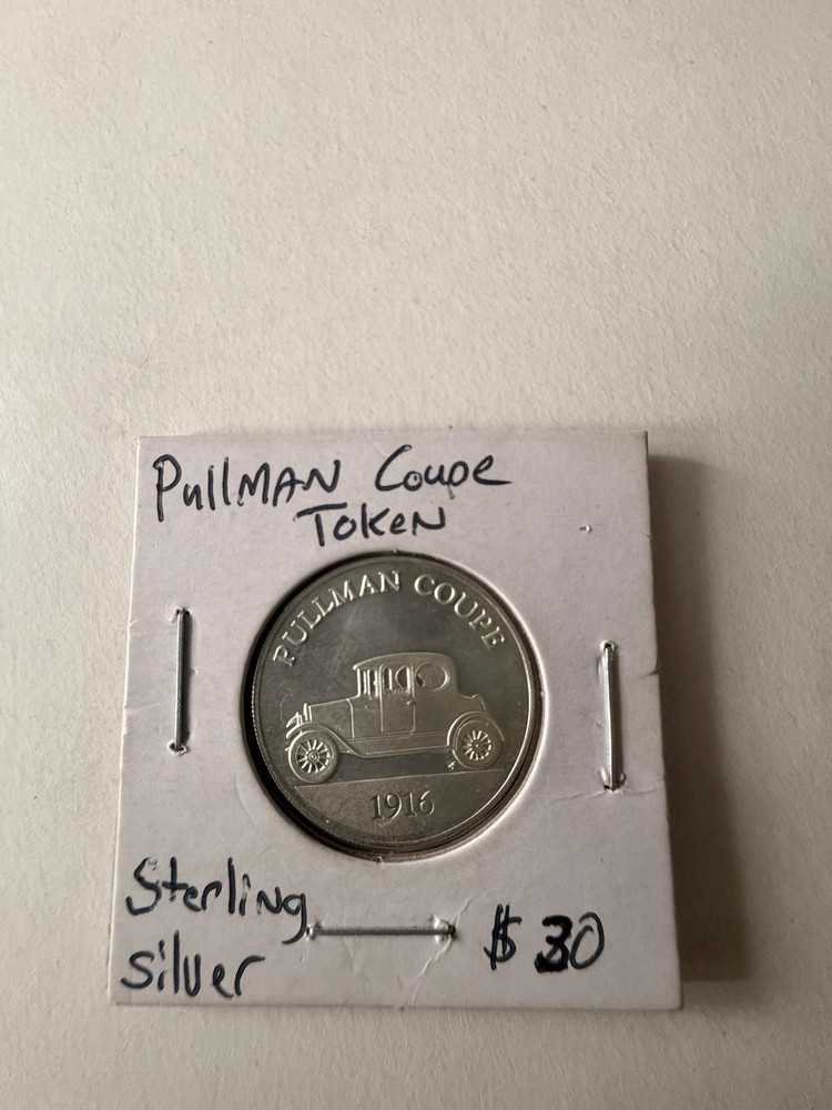 Pullman Coupe Sterling Silver Coin