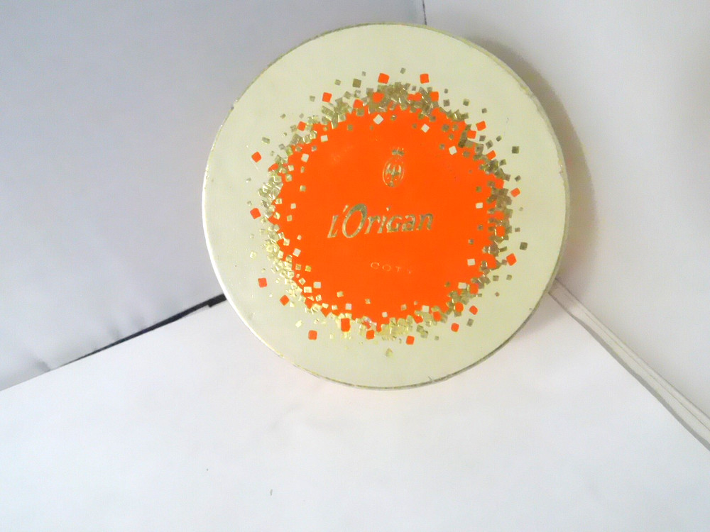 1960's COTY L'ORIGAN Dusting Powder Box (Empty No Powder)