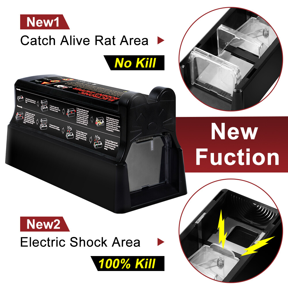 Electronic Mouse Trap Victor Control Rat Killer Pest Electric Rodent Zapper US