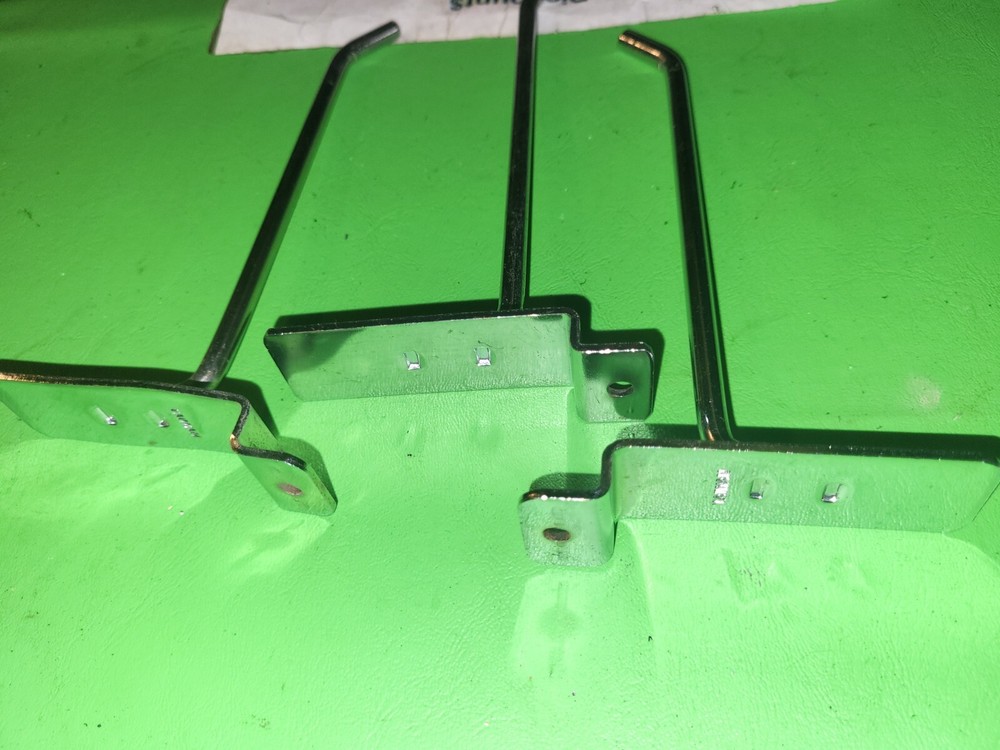 6" Slatwall Hooks, Black, Hanger Display,Display Panel Hooks Chrome 3 Pcs